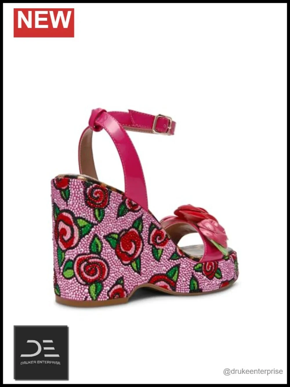 Espadrille Wedge Sandals Platform Ankle Strap Heeled Sandals Summer